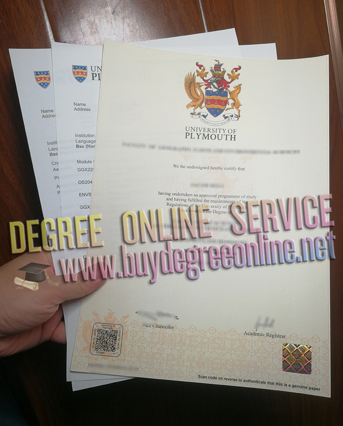 University of Plymouth diploma