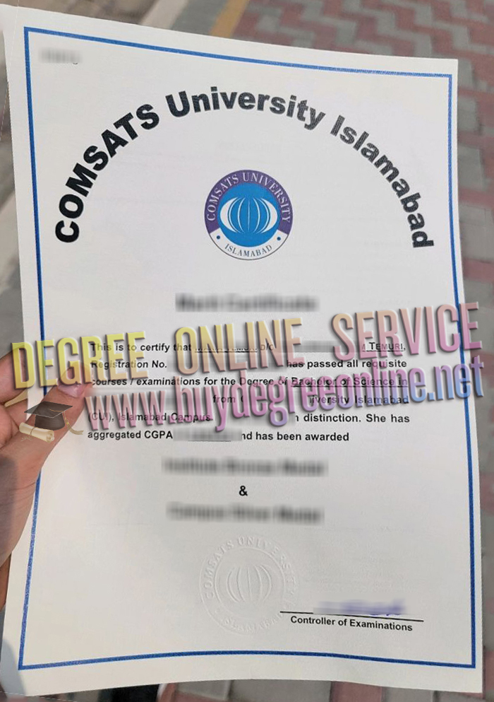 COMSATS University Islamabad degree