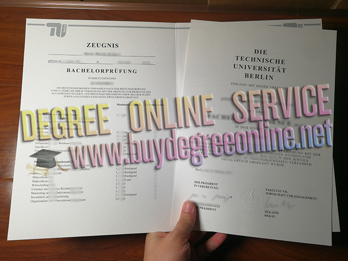  Technische Universität Berlin diploma and transcript