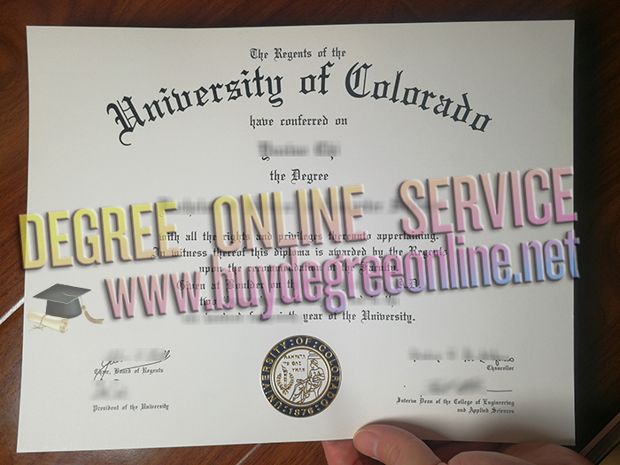 University of Colorado degree