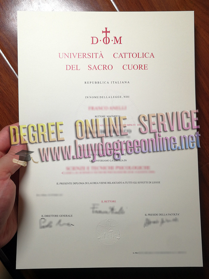 Università Cattolica del Sacro Cuore degree