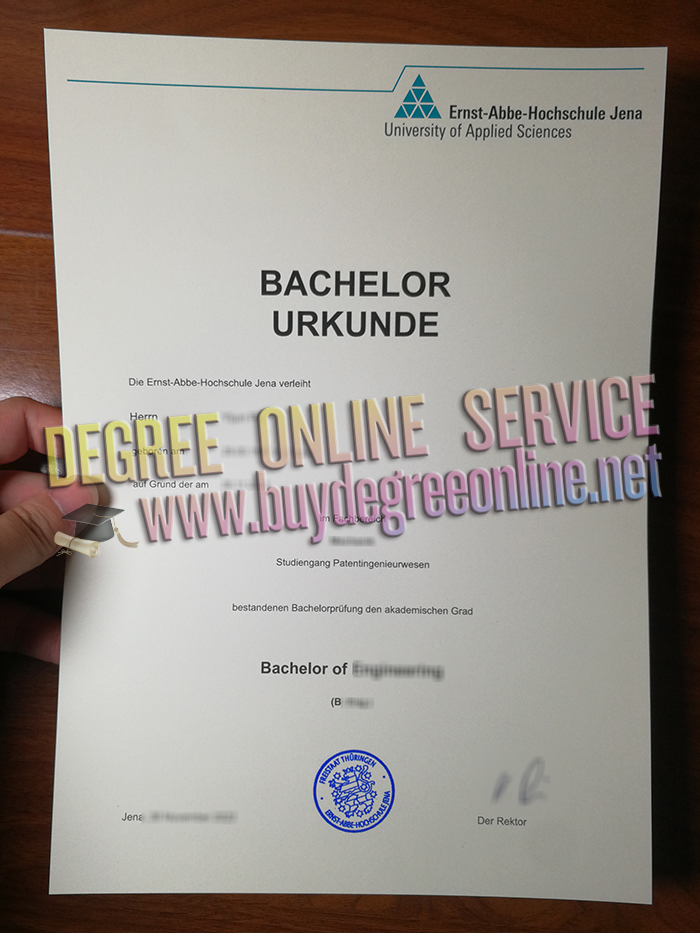 University of Applied Sciences Jena diploma