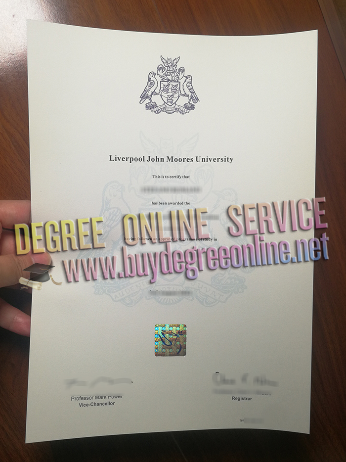 Liverpool John Moores University diploma