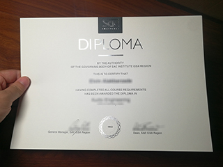 Is it legal to order a fake SAE Institute diploma certificate online?