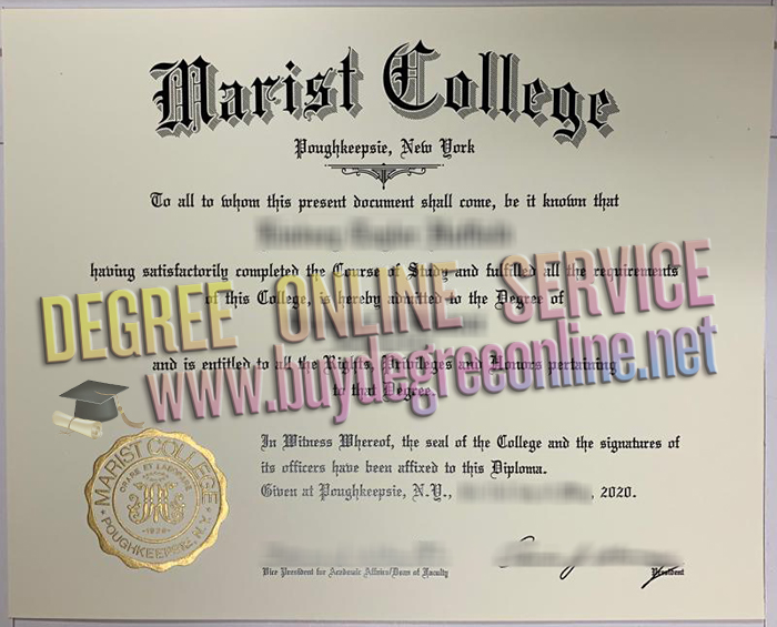 Marist College diploma