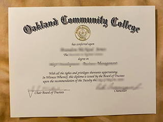 Is it legal to obtain a fake Oakland Community College degree online?