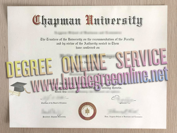 Chapman University degree