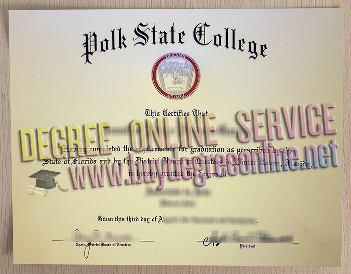 Polk State College diploma