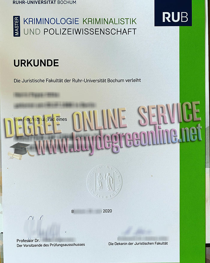 Ruhr University Bochum degree