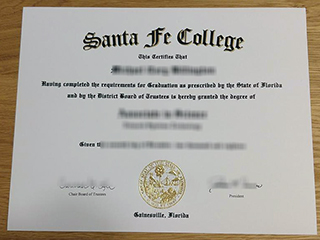 Where can I order a realistic Santa Fe College degree in 2023?