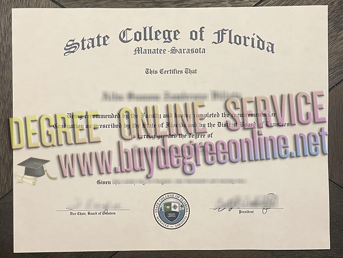 State College of Florida diploma