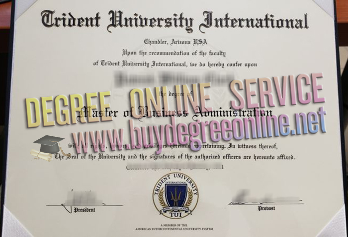 Trident University International diploma