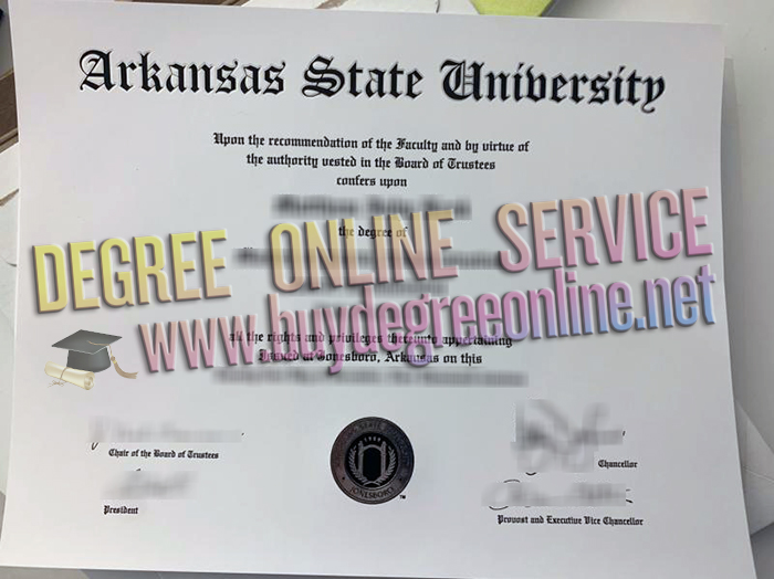 Arkansas State University diploma