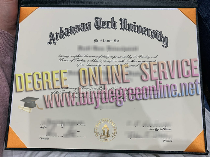 Arkansas Tech University diploma