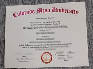 I want to get a realistic Colorado Mesa University degree online