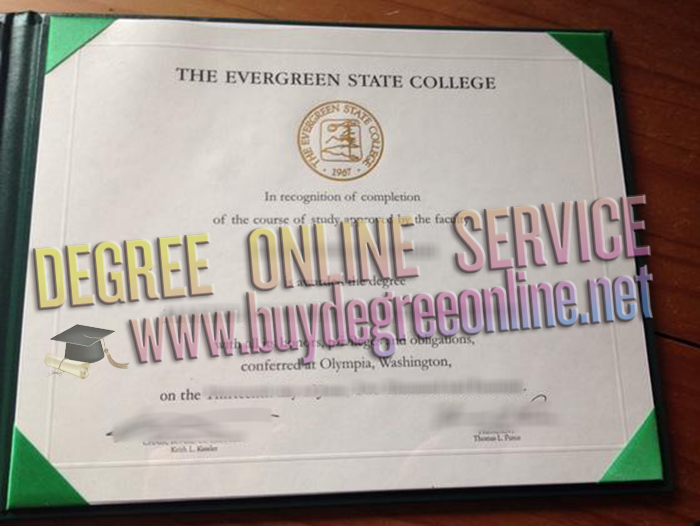 Evergreen State College diploma