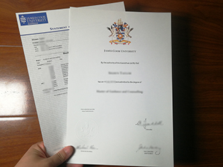 The high-quality James Cook University diploma and transcript sample