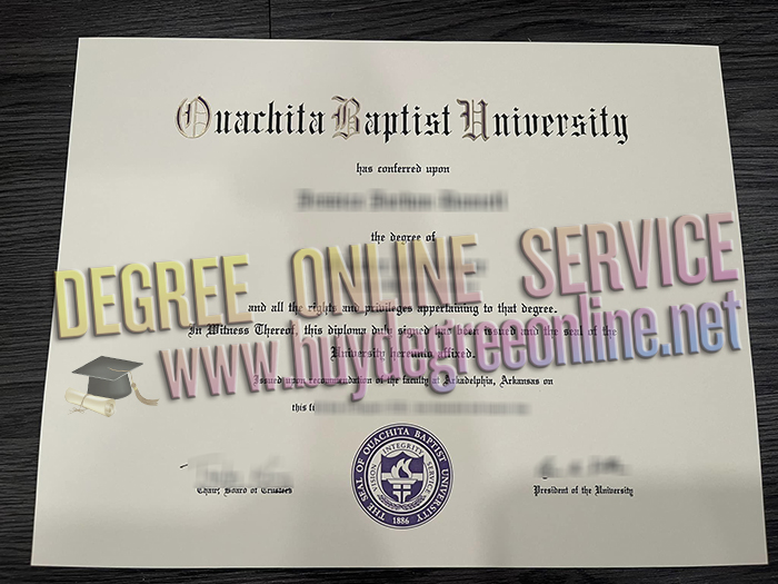 Ouachita Baptist University diploma