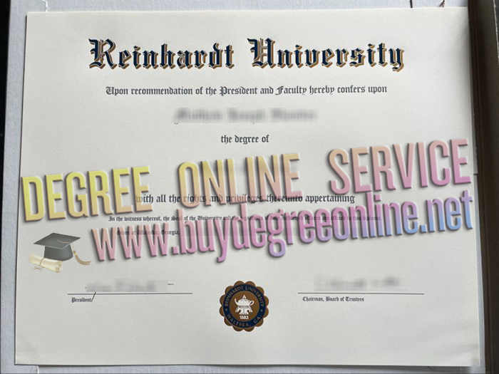 Reinhardt University diploma