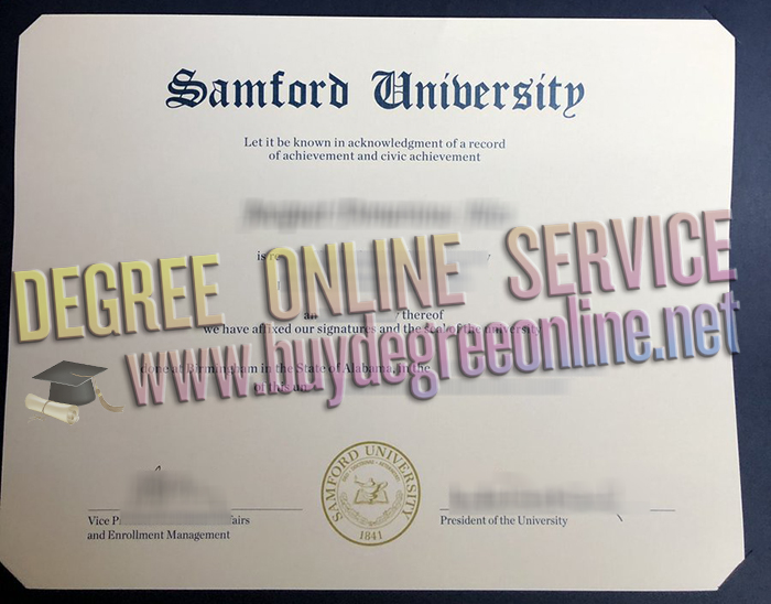 Samford University diploma