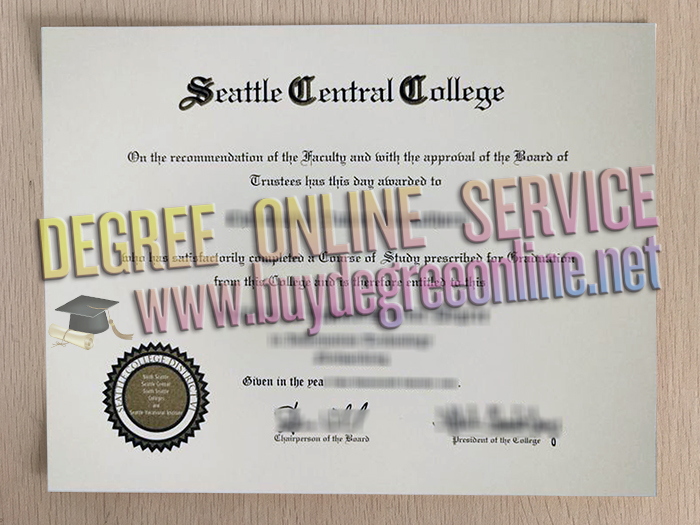 Seattle Central College diploma