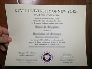 I want to order a fake SUNY Geneseo degree certificate online