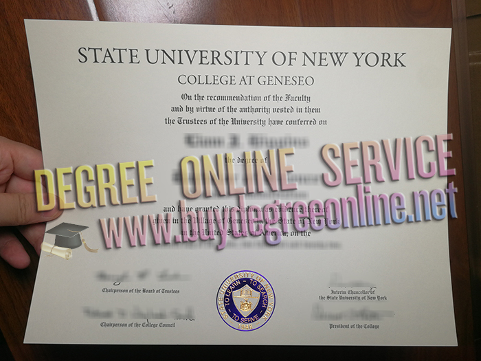 SUNY Geneseo degree 