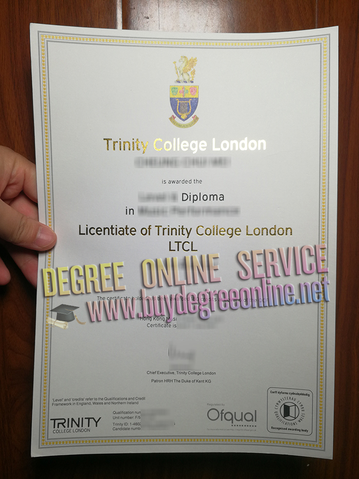 Trinity College London LTCL diploma