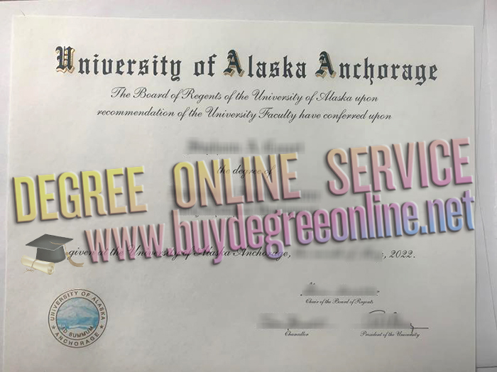 University of Alaska Anchorage diploma