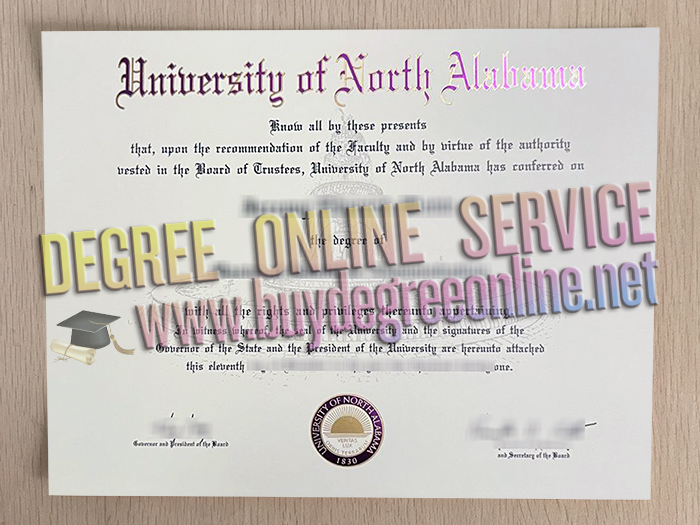 University of North Alabama degree