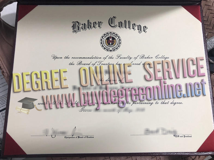 Baker College diploma