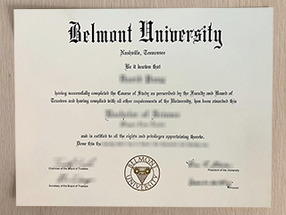 Where to get a fake Belmont University degree in America