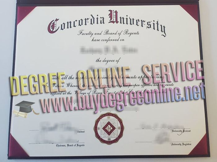 Concordia University Chicago diploma