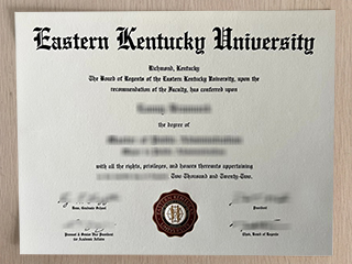 How much to buy a fake Eastern Kentucky University degree in 2023