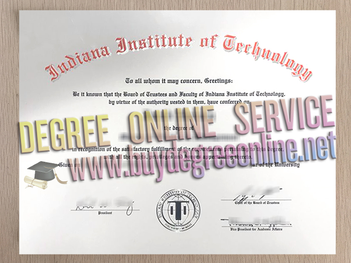 Indiana Tech diploma