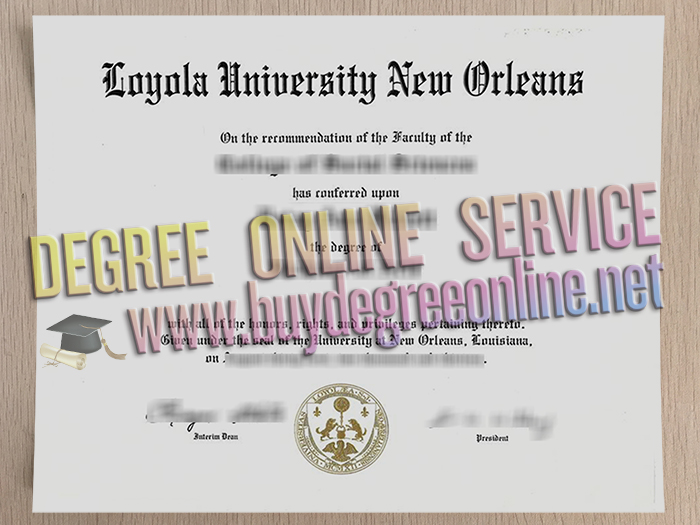 Loyola University New Orleans degree