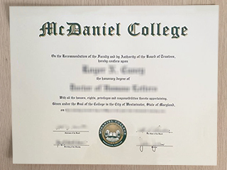 Where to buy a fake McDaniel College diploma certificate online