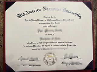 How to buy a fake MidAmerica Nazarene University diploma online