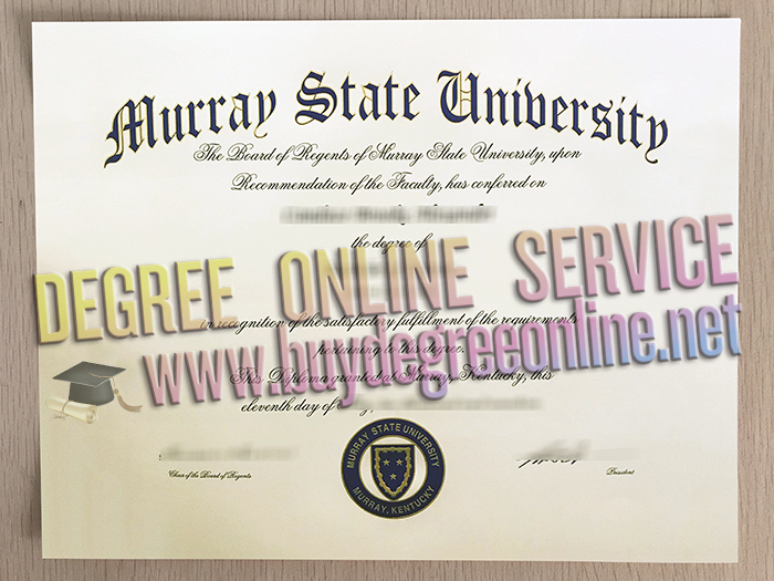 Murray State University diploma