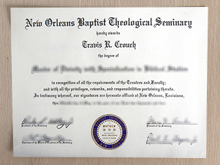 New Orleans Baptist Theological Seminary Degree1 1 