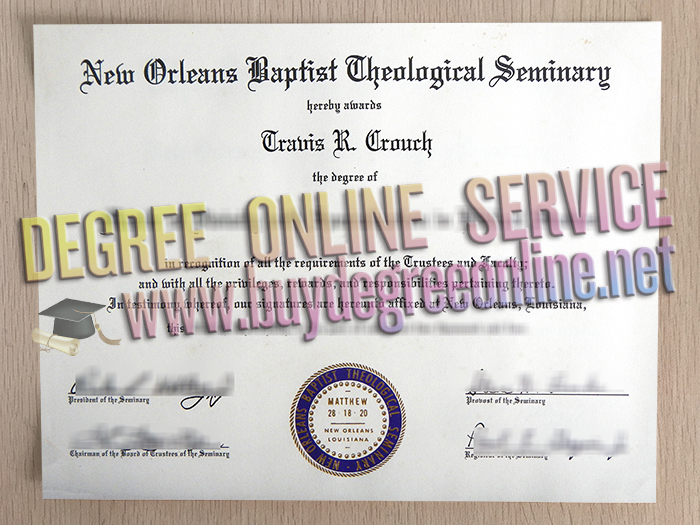 New Orleans Baptist Theological Seminary degree