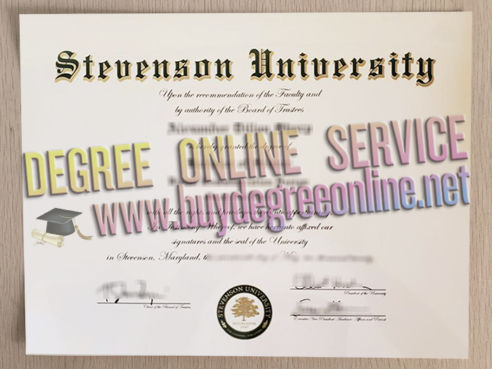 Stevenson University diploma