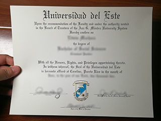 Where to get a fake Universidad del Este diploma from Argentina