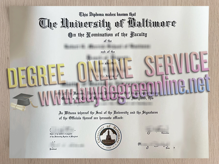 University of Baltimore diploma