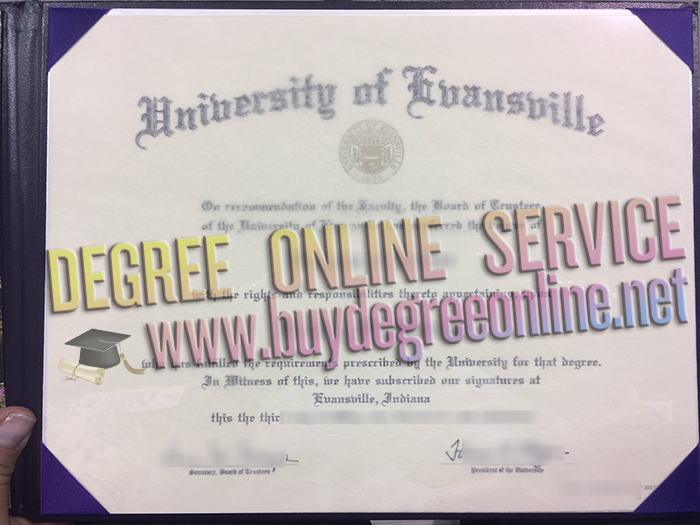 University of Evansville diploma