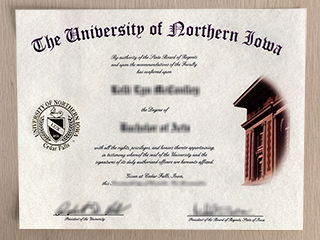 How much to order a fake University of Northern Iowa degree online