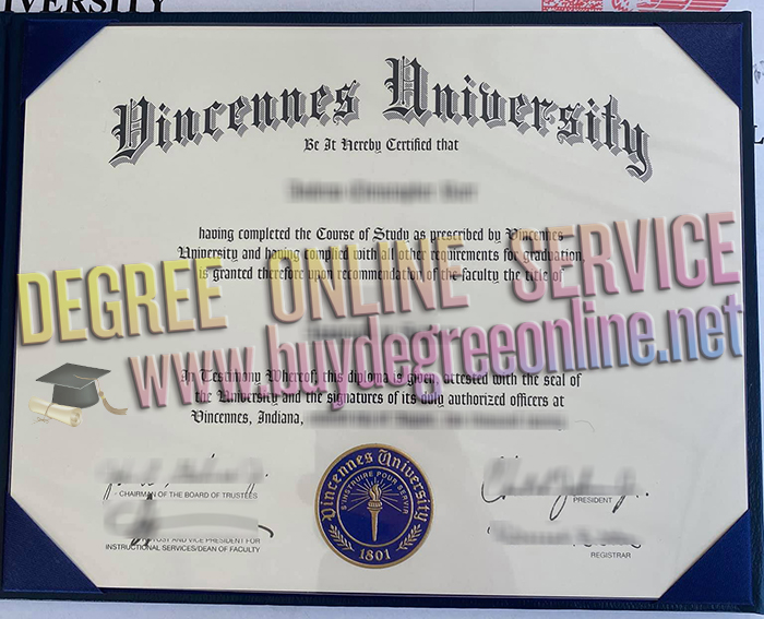 Vincennes University diploma