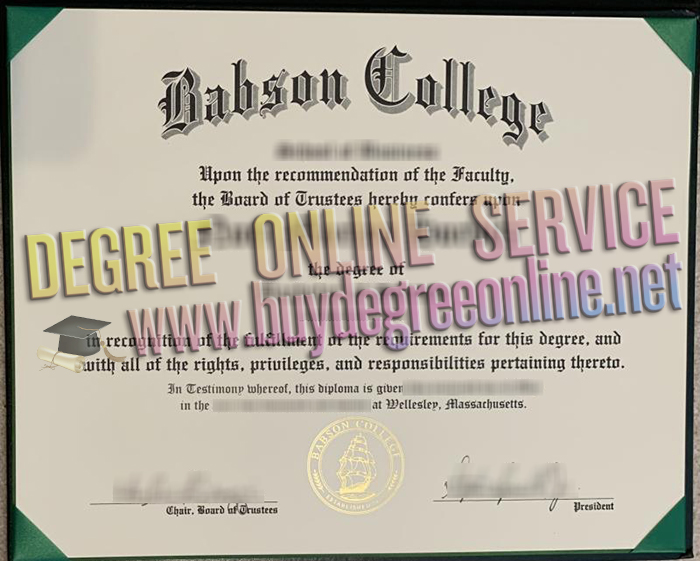 Babson College degree