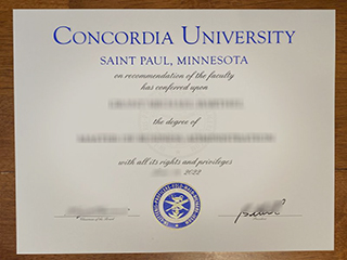 How much to get a fake Concordia University St. Paul diploma in 2022