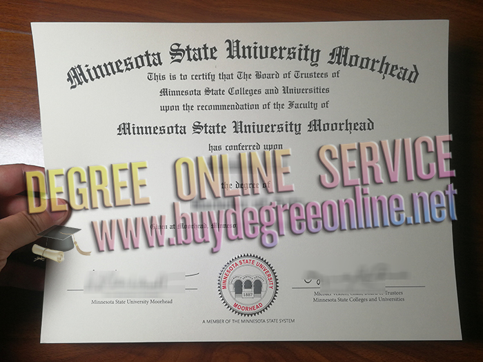 Minnesota State University Moorhead diploma